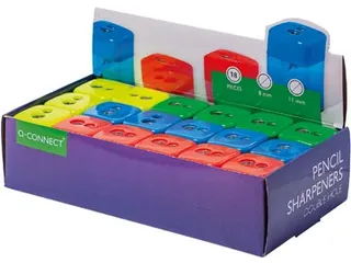 Potloodslijper 2 Gaats Geassorteerde Kleuren 8mm en 11mm - 5