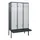 Z-garderobekast,HxBxD 2120x1200x815mm,6vak,vak B 400mm,draaigrendel