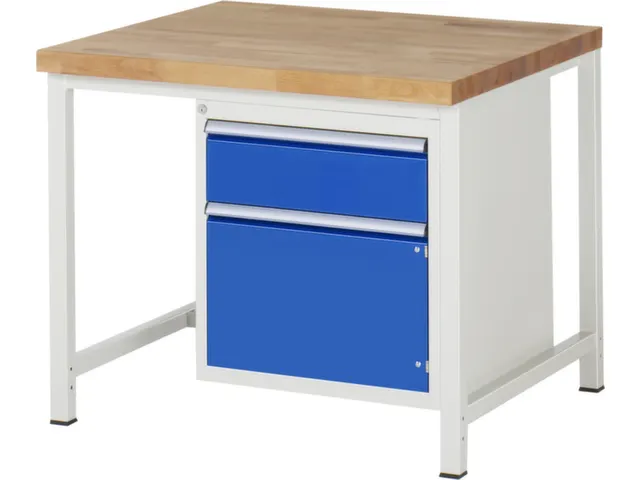 werkbank,HxBxD 840-1040x1000x900mm,beukblad,draagverm. 1250kg,4voeten