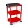 bijzetwagen,HxLxB 610-1060x610x460mm,rood,3niveau(s)