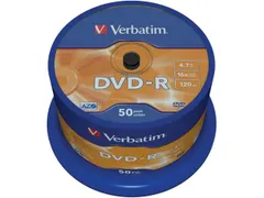 DVD-R matzilver 4.7GB 16x 50 Stuks