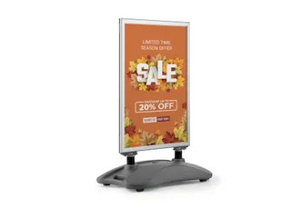Stoepbord Aluminium Heavy Base Outdoor Dubbelzijdig A1 - 3