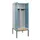 PBM-locker met bank,HxBxD 2120x800x815mm,2vak,vak B 400mm