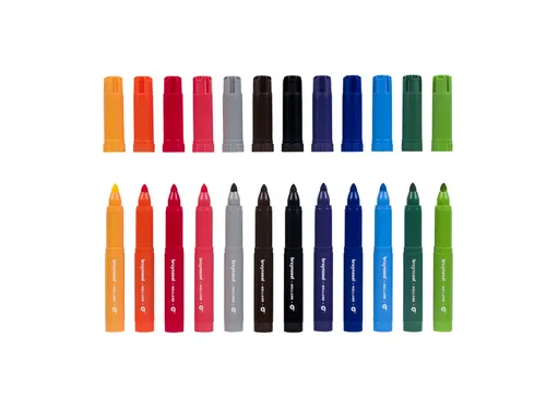 Kids Big Point viltstiften set 12 kleuren