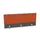 opzetpaneel bureau aanbouw achter MS-donkergrijs BN3012-oranje 1400mm