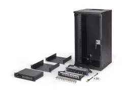 Digitus DN-49105-SET rack 12U Wandrek Serverkast Zwart