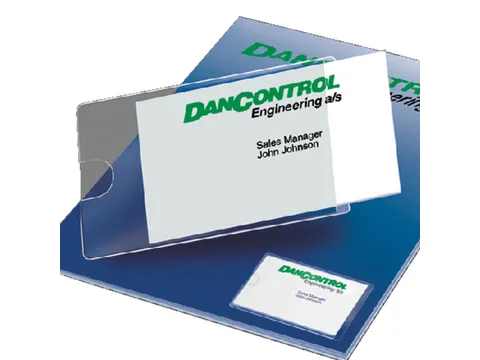 Etikethouder Djois 55x102mm zelfklevend transparant 104 stuks