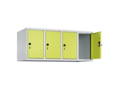 opzetkast,v. locker,4vak.,vak B 300mm,HxBxD 500x1200x500mm