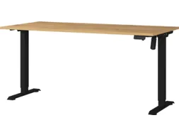 Elektrisch ihv bureau,HxBxD 710-1190x1600x800mm,blad Grandson-eiken