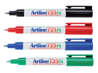 Fineliner Artline 725 rond fijn blauw - 2