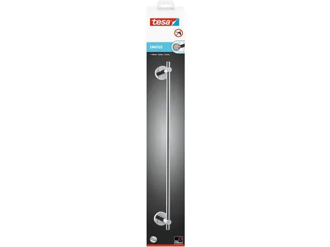 Smooz Handdoekhouder Hoogglans Verchroomd Metaal Zelfklevend