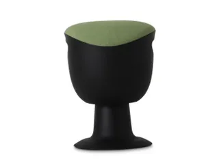 Kruk Kantelbaar Ergonomische Comfortstoel Groen Stof Zwart Kunststof - 2