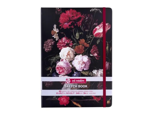 Schetsboek Talens Art Creation 80 witte vellen 140gr 210x297mm stillev