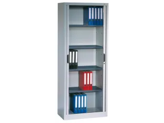 Roldeurkast Hxbxd 1980X800X420Mm 4Legborden Ral7035 - 1