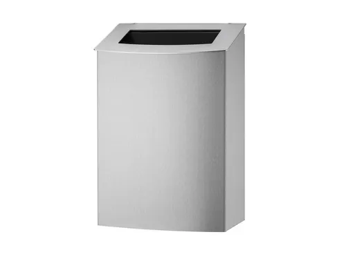 Afvalbak 20 Liter RVS Fingerprint Proof Open