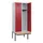 locker met bank,HxBxD 2120x800x815mm,2vak,vak B 400mm,cilinderslot
