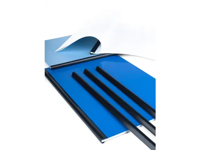 Pavo Slide binders Rond Klemrug voor A4 6 mm Zwart 100 stuks