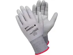 Tegera 909 snijbestendige handschoenen, PU gecoat, grijs, maat 8, per