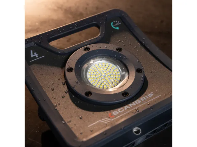 industrielamp,behuizing gegoten aluminium,COB-led,3000lumen,draaggreep