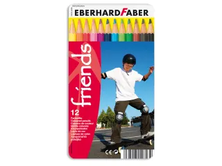 Kleurpotloden Eberhard Faber Classic metaaletui a 12 stuks - 3