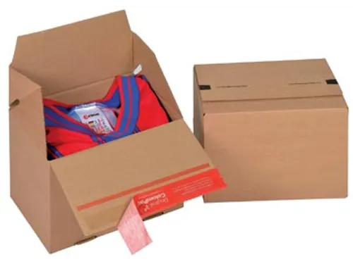 Eurobox Size S, binnenformaat 195x145x140mm, bruin