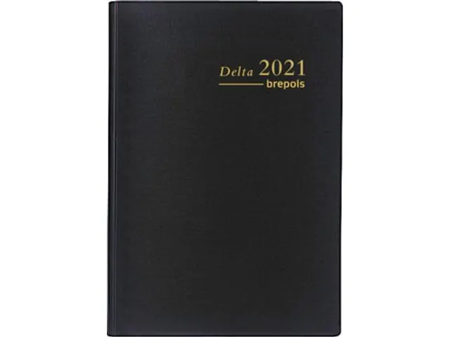 agenda Delta Seta 6 langues, noir, 2026