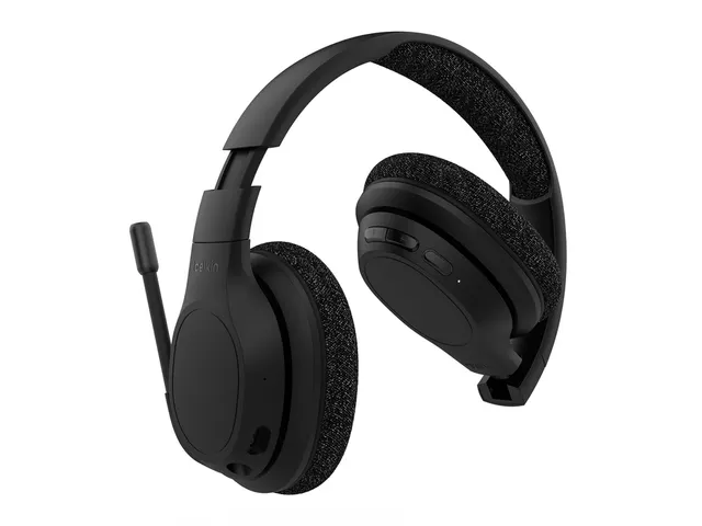 Belkin SoundForm Adapt Headset Bedraad USB Type-C Bluetooth Zwart