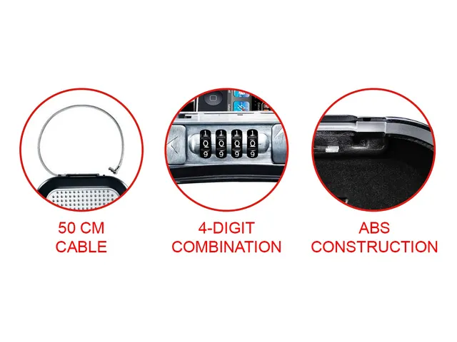 Draagbare kluis MasterLock 5900EURD Safe space met combinatieslot