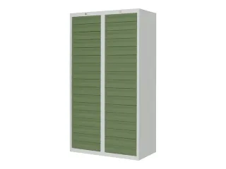 ladekast HxBxD 1800x1000x500mm 34laden RAL7035 front RAL6011 - 2