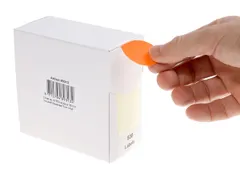 Ronde Etiketten, Diameter 35 Mm, Rol Van 500 Stuks, Fluo Rood