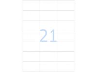 Etiket 70x42.3 mm wit