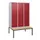 locker met bank,HxBxD 1950x1200x815mm,3vak,vak B 400mm,cil.-slot
