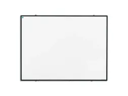 Whiteboard 30x45cm Gelakt Staal Softline 8mm zwart profiel