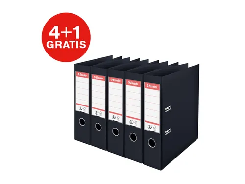 Ordner Esselte Vivida No.1 multipack 50mm A4 5 stuks zwart