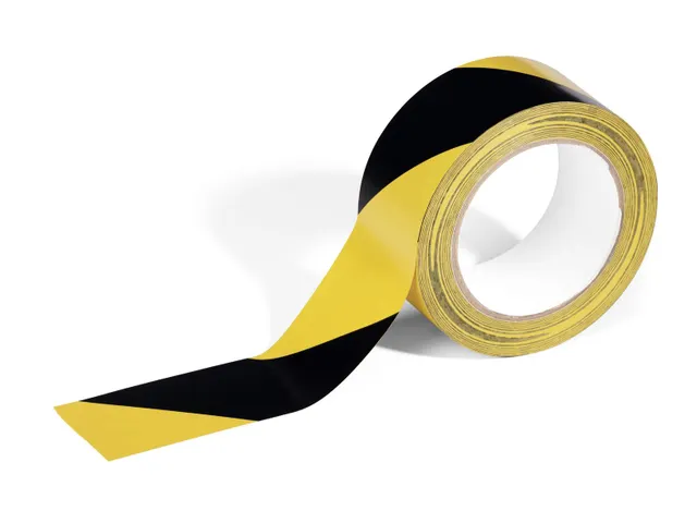 Markeringstape DURALINE BASIC 50/016 Zwart Geel 33 Meter