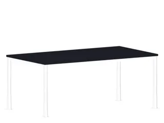 In hoogte verstelbaar bureau,HxBxD 720-840x1800x1000mm,CC-zwart - 1