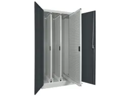 verticale kast cil.slot HxBxD 1950x1000x600mm RAL7035 front RAL7016
