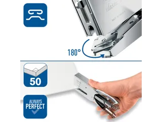 Niettang Rapid 1DX 50vel 24/6 chroom - 8