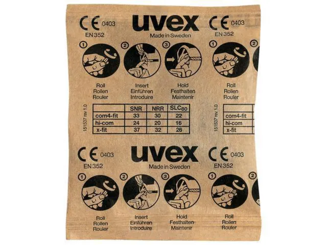 Uvex X-Fit oordoppen, SNR 37 dB, per 100 paar