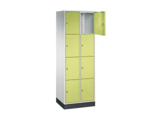 lockerkast,RAL 7035/RDS1108060,HxBxD 1950x620x500mm,2x4vakken - 1