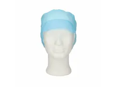 PPnw pet / klep en haaropvang, blauw 'snood cap' 1000 Stuks