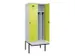 locker met bank,voor scheiding van kleding,HxBxD 2120x800x815mm,2vak