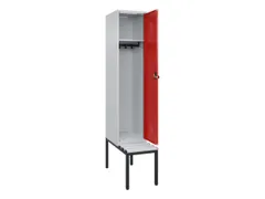 locker met bank,HxBxD 2120x400x815mm,1vak,vak B 400mm,draaigrendel