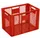 Euronorm Stapelkrat Pe 410x600x400mm 83liter Open Rood