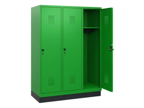 schoollocker,HxBxD 1630x1200x500mm,3vak,vak B 400mm,draaigrendel