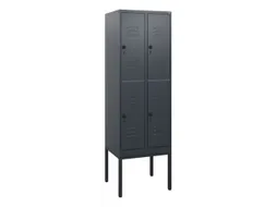 dubbeldekse locker,HxBxD 1950x600x500mm,2x2vak.,vak B 300mm
