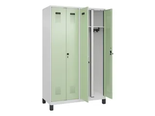 locker voor scheiding van kleding,HxBxD 1950x1200x500mm,4vak - 1