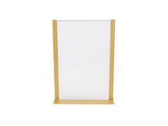 Europel Kaarthouder Metaal met acryl bord A5 Goud