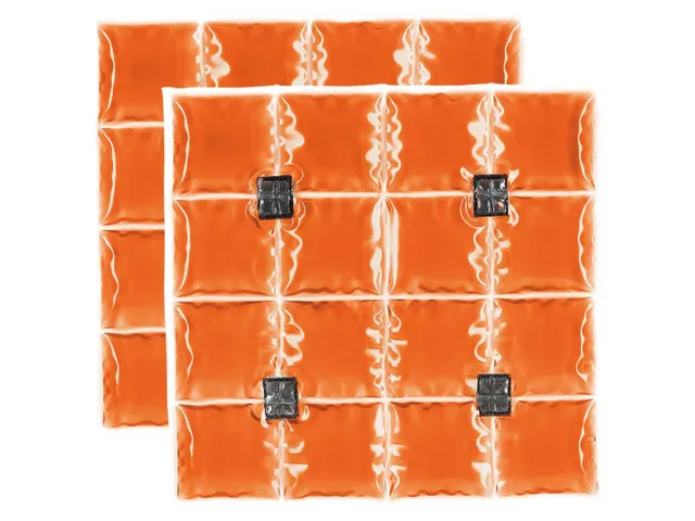 Inuteq COOLPAC 6.5˚C PCM Koelpad 1362016516 Oranje set van 2