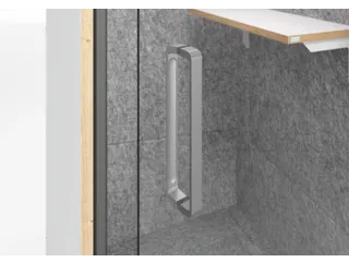 telefooncel,HxBxD 2175x1035x1000mm,wand spaanplaat,stelvoeten - 2